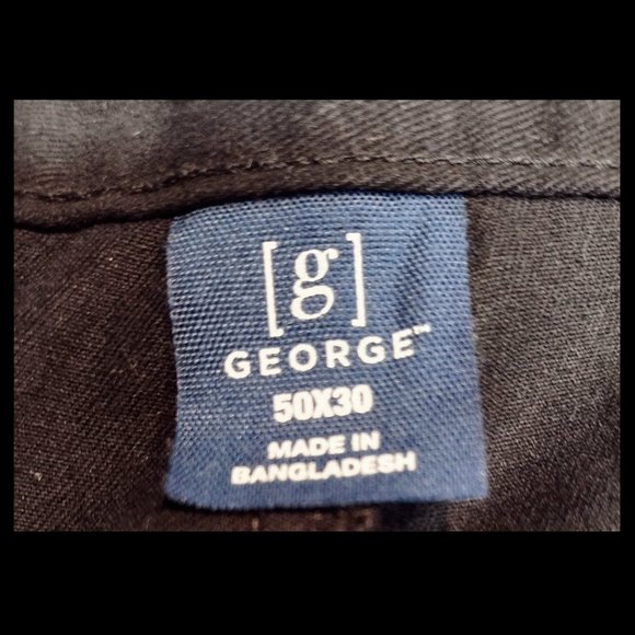 Men's George Black Pants - Picture 2 of 3